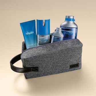 Presente Natura Kaiak Masculino Completo com Nécessaire (5 produtos)