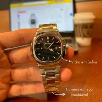 Relógio Poedagar De Luxo Com Caixa