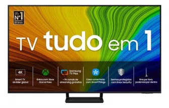 Samsung Smart Tv 55 Polegadas 55Q70D Qled 4k até 120hz, Gaming Hub,...