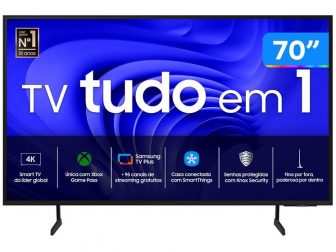 Smart TV 70” 4K UHD LED Samsung 70DU7700 - Wi-Fi Bluetooth Alexa...