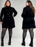 Sobretudo Plus Size C/ Botões