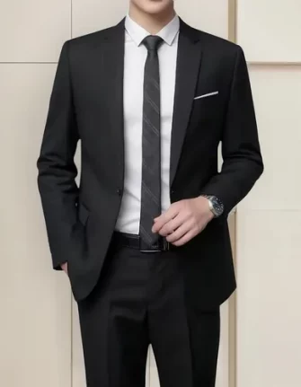 Terno Slim Microfibra Gabardine - Blazer + Calça - Italiano