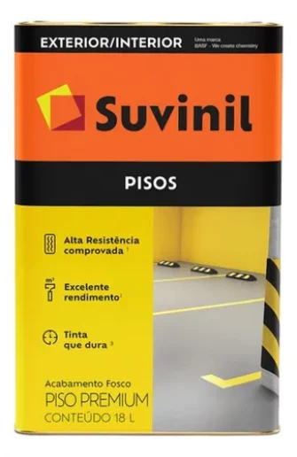 Tinta Acrílica Para Pisos Várias Cores 18 Litros Suvinil