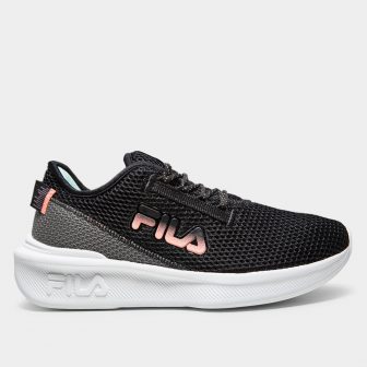 Tênis Fila Player Feminino - Preto+Rosa