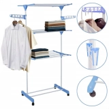 Varal De Chão Grande De Roupas 3 Andares  170 cm